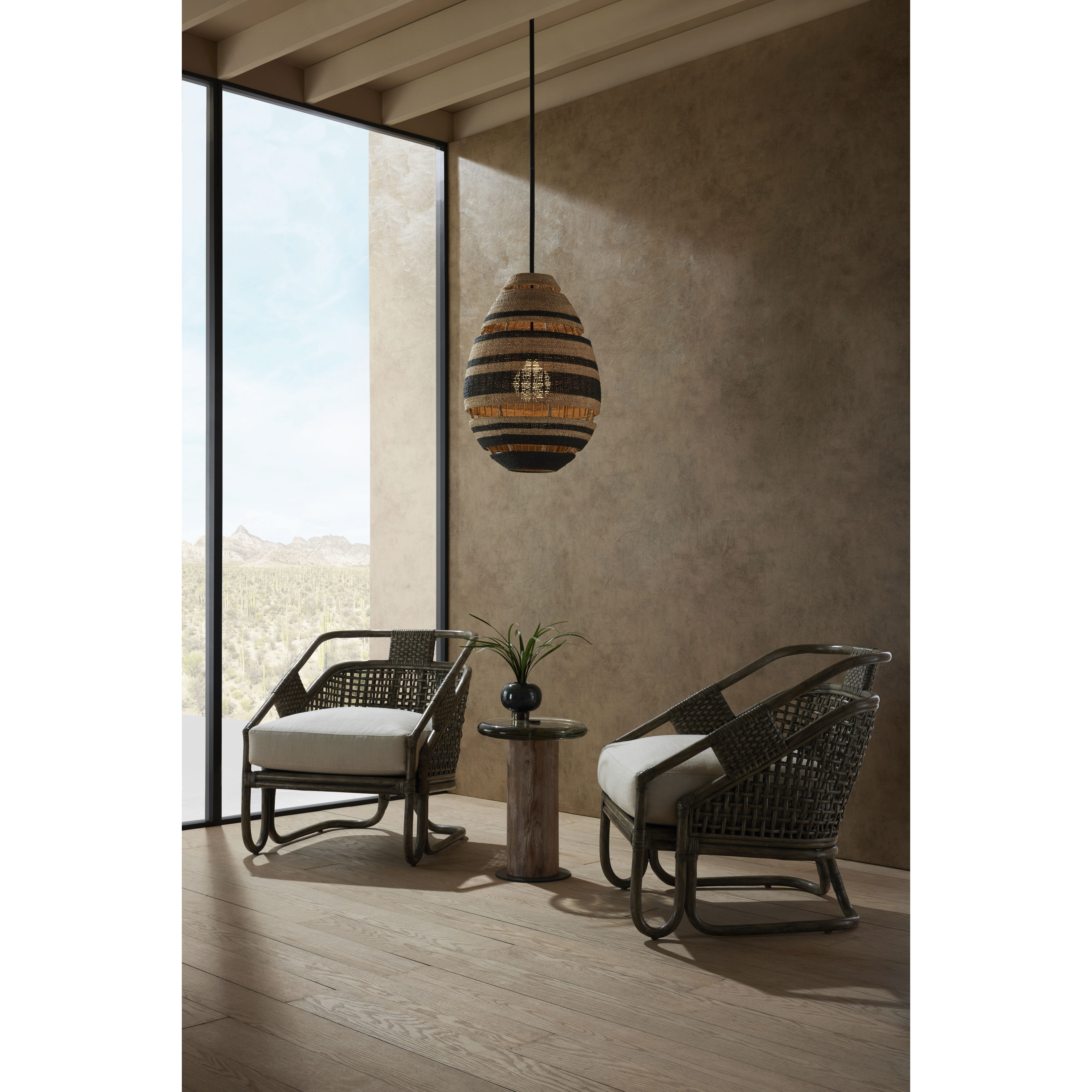 Anila 1 Light 17 inch Natural Pendant Ceiling Light